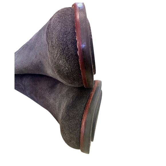 Sperry Women's gray suede leather booties size 8M - Picture 7 of 9